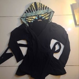 Mara Hoffman  printed hooded jacket xs